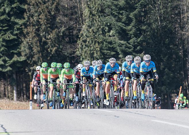 Team Felbermayr Simplon Wels an der Spitze des Feldes 