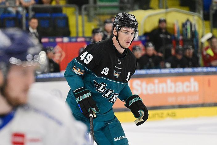 Graham Knott (Steinbach Black Wings Linz) Testspiel Steinbach Black Wings Linz vs Straubing Tigers, Linz AG Eisarena 