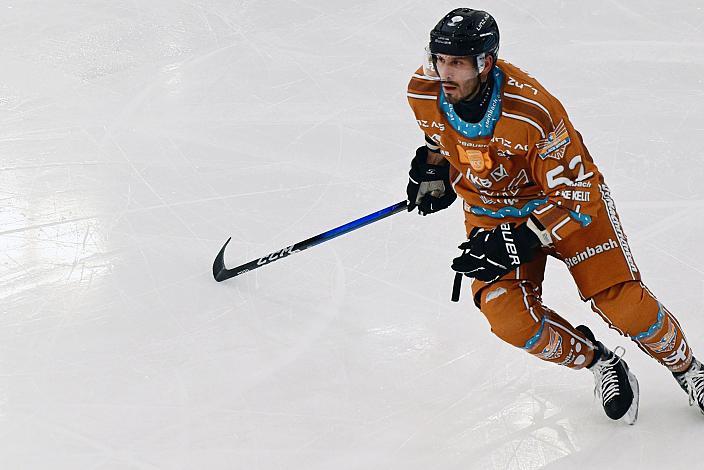 Yohann Aumtu (Steinbach Black Wings Linz), 30. Runde ICE, Steinbach Black Wings Linz vs EC Red Bull Salzburg, Linz AG Eisarena 