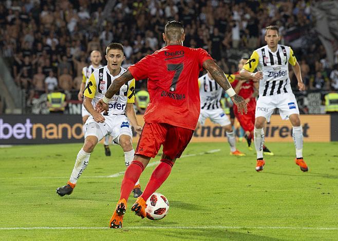 Ricardo Quaresma (Besiktas JK Istanbul), Reinhold Ranftl (LASK) Euroleague Qualifier LASK - Besiktas JK Istanbul