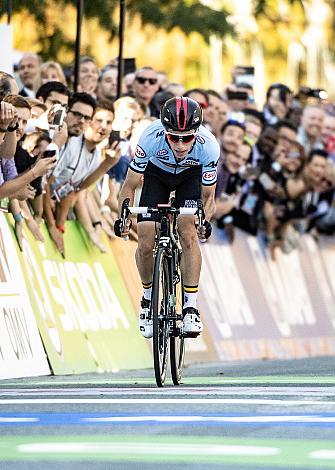 Silbermedaillengewinner Bjorg Lambrecht (BEL)  Strassenrennen, Herren U23