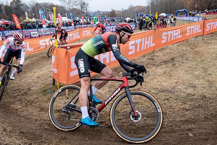 Nr.16 Diether Sweeck (BEL, IKO - Crelan) UCI Cyclocross World Cup, Tabor CZ 