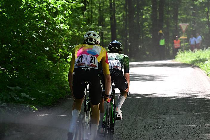 Philipp Hofbauer (AUT, Team Vorarlberg), 2. Platz Riccardo Zoidl (AUT, Hrinkow Advarics) Herren Elite, U23, Road Cycling League Austria