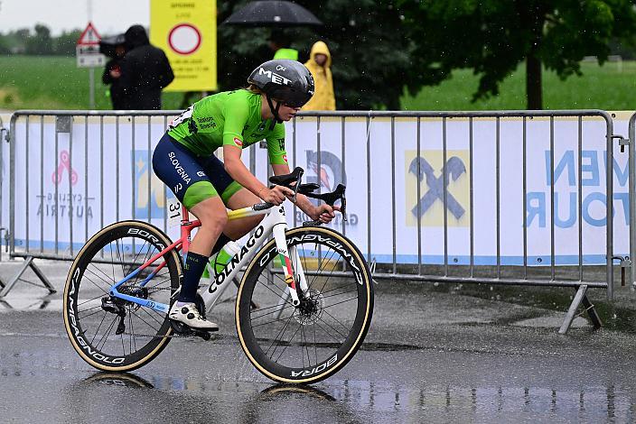 Lina Mehle (Slowenien) Zeitfahren Herzogenburg, 3. Etappe Sportland NOE Kids Tour