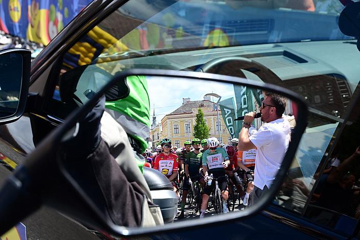 Jaka Primozic (SLO, Hrinkow Advarics) Gregor Mühlberger (AUT, Austria), 5. Etappe von Langenlois nach Wien, 109km, Tour of Austria