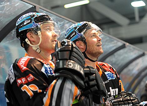 Rob Shearer und Markus Matthiasson Liwest Black Wings Linz