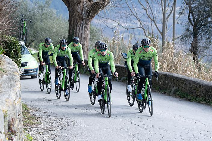 Marvin Hammerschmid (AUT), Raphael Hammerschmid (AUT), Jonas Rapp (GER), Johannes Rechenauer (GER), Riccardo Verza (ITA), Jaka Primozic (SLO), Michael Konczer (AUT), Stefan Kovar (AUT), Trainingscamp Porec, Kroatien, Team Hrinkow Advarics Cycleang, UCI Continental Team, 