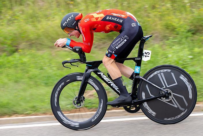 Matej Mohoric (SLO, Bahrain - Victorious) Elite Herren, Österreichische Meisterschaft Einzelzeitfahren, Novo Mesto, Slowenien