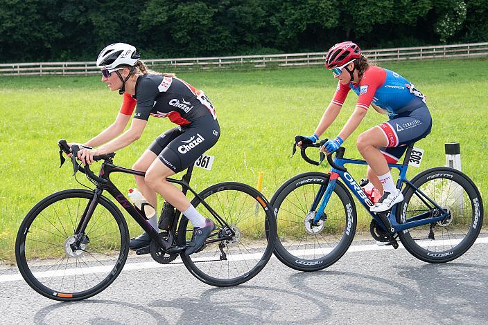 v.l. Barbara Humann, Sarah Rijkes (AUT, Ceratizit WNT Pro Cycling Team),