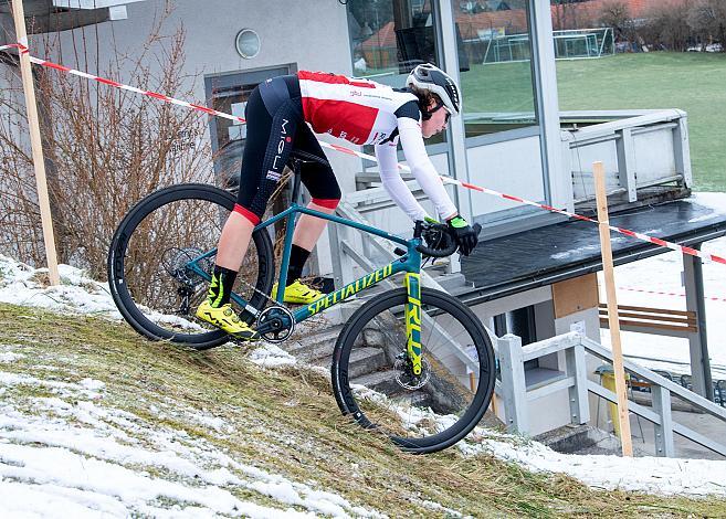 U17 Nora Fischer (AUT, RV Dornbirn)  Rad Cyclo Cross Staatsmeisterschaft 2021, Neusiedl/Waidamannsfeld, Niederösterreich