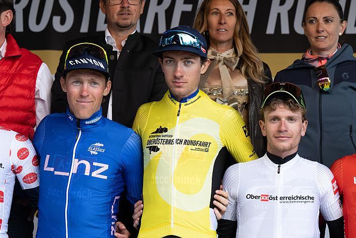 v.l. Timo Kielich (BEL, Alpecin-Deceuninck Development Team), Luca Vergallito (ITA, Alpecin-Deceuninck Development Team), Davide de Cassan (ITA, Cycling Team Friuli ASD), 3. Etappe St.Florian/Asten  - Hinterstoder, Int. Raiffeisen Oberösterreich Rundfahrt UCI Kat. 2.2