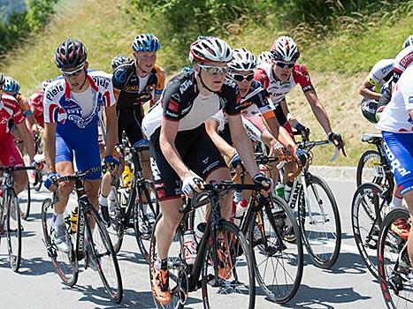 Dominik Hrinkow, AUT, Tirol Cycling Team, an der Bergwertung Sandner Linde, OOE Rundfahrt, 3. Etappe Traun - Garsten