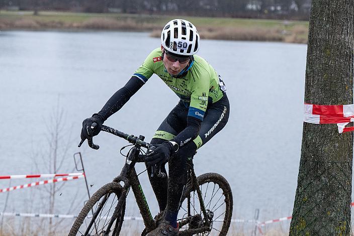 6. Platz Junioren Valentin Poschacher (AUT, Hrinkow Bikes Steyr) Rad Cyclo Cross, ÖSTM/ÖM Querfeldein  Langenzersdorf, Seeschlacht