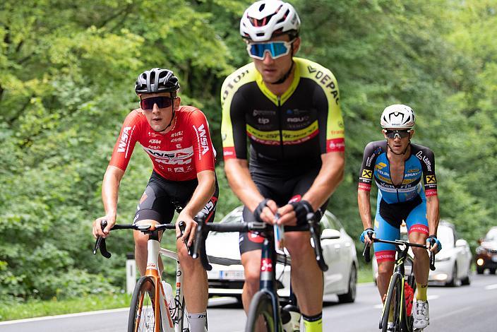 Maximilian Schmidbauer (AUT, WSA KTM Graz), Maximilian Kuen (AUT, Team Vorarlberg), Riccardo Zoidl (AUT, Team Felbermayr Simplon Wels) 59. Burgenland Rundfahrt, Radsport, Radliga, ÖRV, Herren Elite, 
