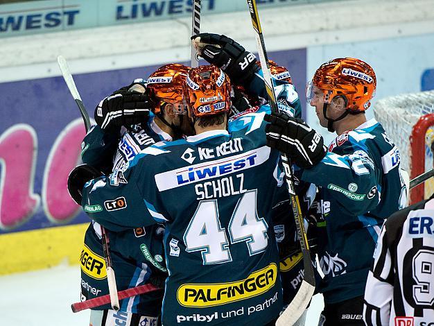 Linz feiert, EHC Liwest Black Wings Linz vs SAPA Fehervar AV19