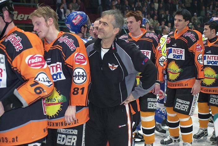 Trainer Stanislav Barda, 4. Finale in Villach um den Meistertitel EC VSV - Black Wings Linz