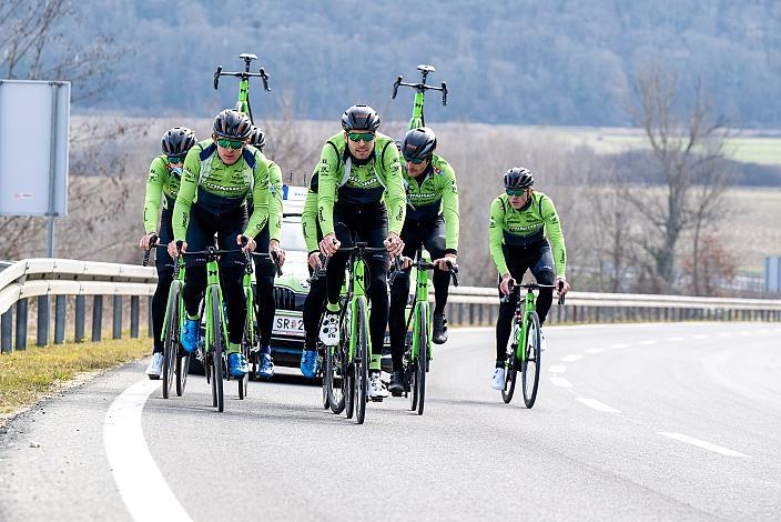 Marvin Hammerschmid (AUT), Raphael Hammerschmid (AUT), Jonas Rapp (GER), Johannes Rechenauer (GER), Riccardo Verza (ITA), Jaka Primozic (SLO), Michael Konczer (AUT), Stefan Kovar (AUT), Trainingscamp Porec, Kroatien, Team Hrinkow Advarics Cycleang, UCI Continental Team, 