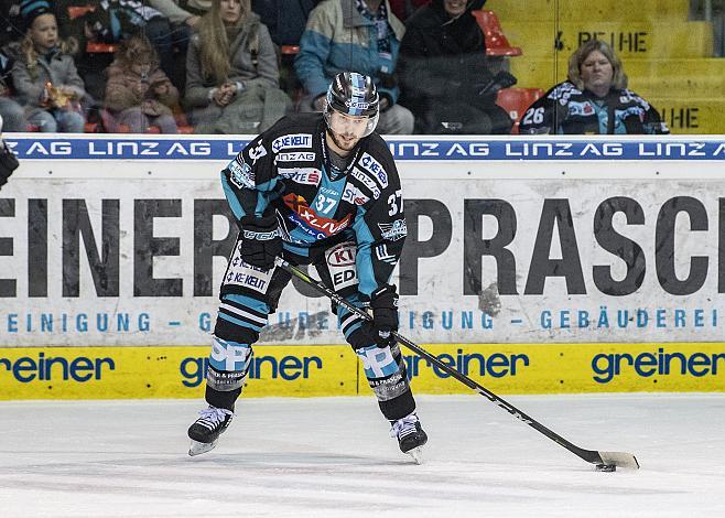 Andreas Kristler (EHC Liwest Black Wings Linz) EHC Liwest Black Wings Linz vs Dornbirn Bulldogs