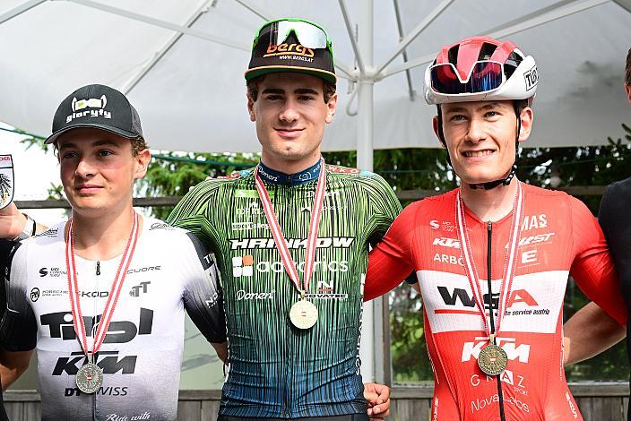 U23 Bergmeisterschaft 2. Jonas Holzknecht (AUT, Tirol KTM Cycling Team),  Dominik Hödlmoser (AUT, Hrinkow Advarics), 3. Platz Christoph Holzer (AUT, WSA KTM Graz), Herren Elite, U23, Road Cycling League Austria, Gaisbergrennen Salzburg