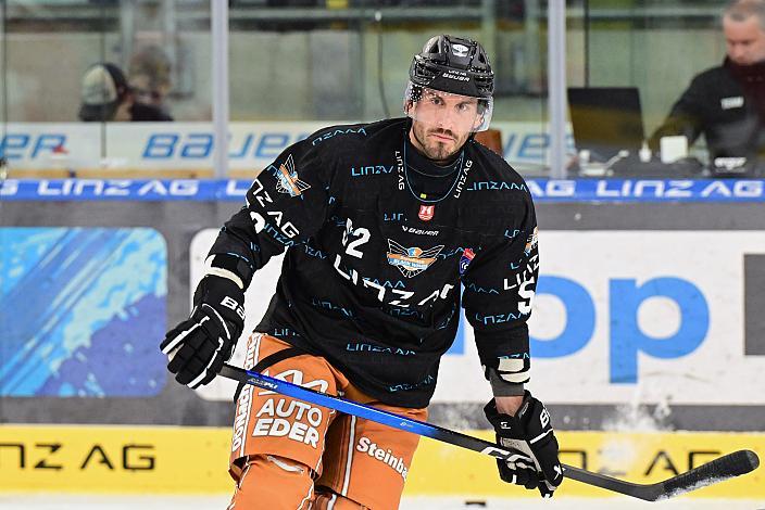 Yohann Aumtu (Steinbach Black Wings Linz), 30. Runde ICE, Steinbach Black Wings Linz vs EC Red Bull Salzburg, Linz AG Eisarena 