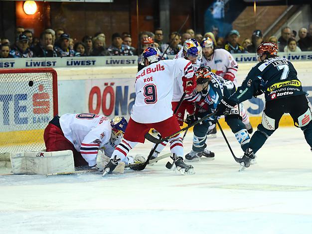 Robert Lukas scort fuer Linz den Ausgleich, EHC Liwest Black Wings Linz vs EC Red Bull Salzburg, Halbfinale, Semifinale, Play-Offs 