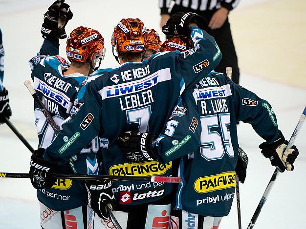 Linz feiert, EHC Liwest Black Wings Linz vs SAPA Fehervar AV19