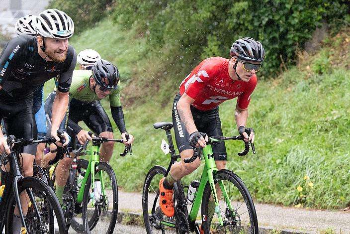 Jaka Primozic (SLO, Hrinkow Advarics) im Roten Trikot des Liga Führenden, 24. Int. Braunauer Radsporttage um den Preis der Firma BORBET Austria Radsport, Cycling League Austria, Herren Radliga