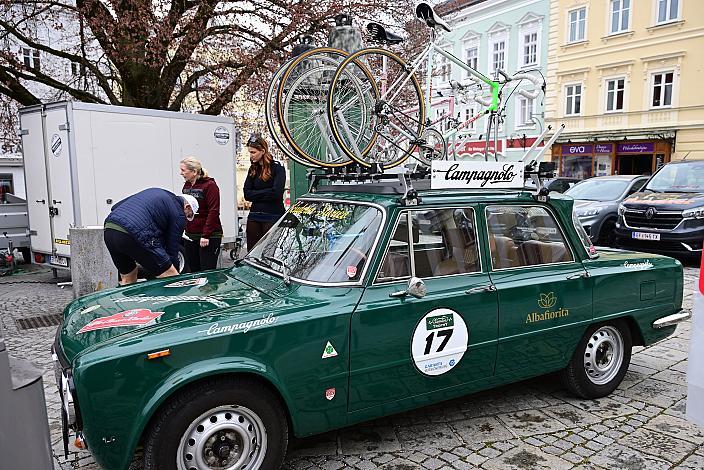 Start zur 10. Kirschblüten Radklassik, Rad Klassik, Oldtimer, Vintage, Stahlrad, Radsport, Eferding, Oberösterreich