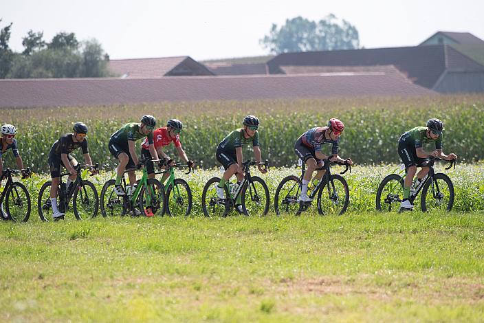 Stefan Kovar (AUT, Hrinkow Advarics), Road Cycling League Austria Gesamtsieger 2024 Jaka Primozic (SLO, Hrinkow Advarics) Führender der Road Cycling League,  Ranshofen, OÖ