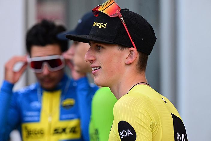 Bergtrikot Michael Hettegger (AUT, Öberösterreich), 1. Etappe,  51. Int. Oberösterreich Junioren Rundfahrt, Marchtrenk - Marchtrenk