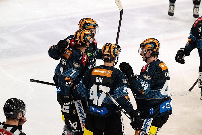 Brian Lebler (Steinbach Black Wings Linz) Rekordtorschütze der ICE Hockey League, Steinbach Black Wings Linz vs HC Pustertal Woelfe, ICE Eishockey Liga, Linz AG Eisarena