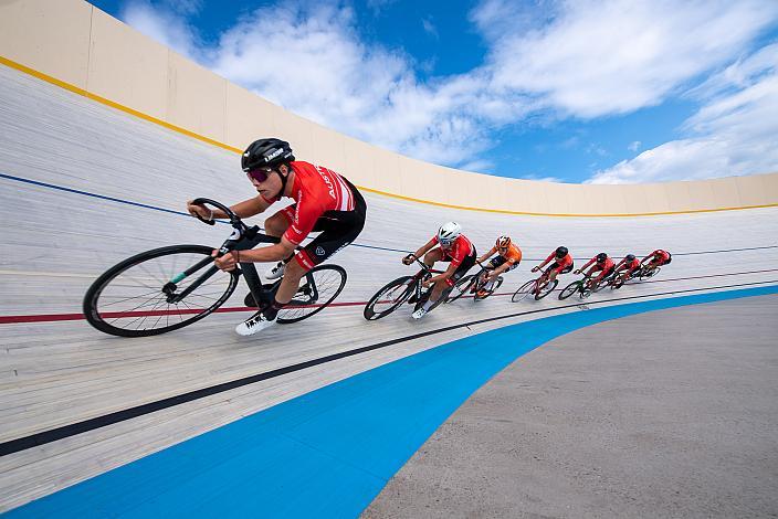Stefan Kovar (AUT, Tirol KTM Cycling Team), Raphael Kokas (AUT, Bahn Nationalteam),  Radtraining ÖRV Bahnkader, Radbahn Hello Yellow by Schachermayer