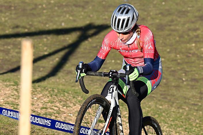 Damen Cupsiegerin Silke Mair (AUT, URC Ried 2 Rad Ginzinger) Rad Cyclo Cross, ÖSTM/ÖM Querfeldein, Ciclo Cross, Cycling Austria, Maria Enzersdorf, NÖ