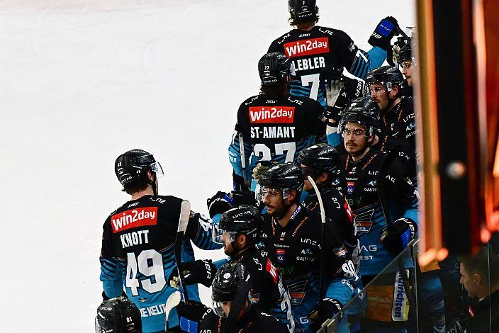 34. Runde ICE, Steinbach Black Wings Linz vs Hydro Fehervar AV 19, Linz AG Eisarena 