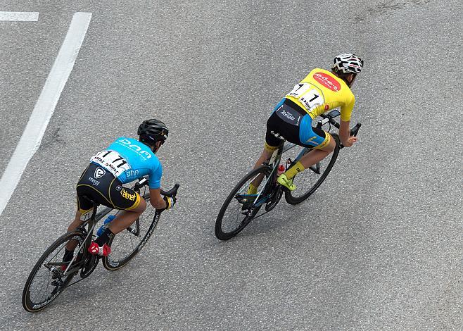 v.l. Lars Van der Haar (NED, Telenet Fidea Lions), Stephan Rabitsch (AUT, Team Felbermayr Simplon Wels) Gesamtsieger 4. Etappe Traun - Ternberg