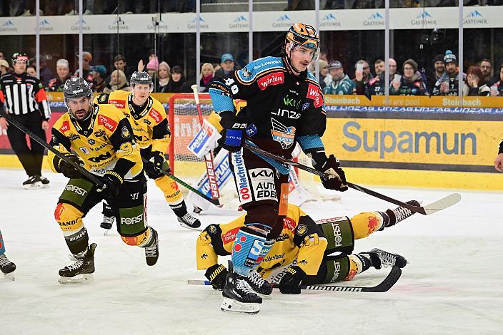 Graham Knott (Steinbach Black Wings Linz)  Win2Day ICE Hockey League,  Steinbach Black Wings Linz vs HC Pustertal Wölfe,  Linz AG Eisarena 