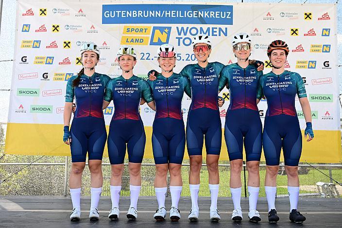Das Team Verge VICC Womens Racing Team (AUT) Sportland NÖ women tour