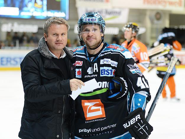 Spieler des Abends, Curtis Murphy, Linz Liwest Black Wings Linz vs Moser Medical Graz99ers