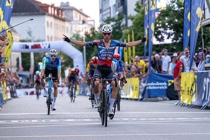 Sieger in Wels Riccardo Zoidl (AUT, Team Felt - Felbermayr)u 25. Welser Innestadt Kriterium 