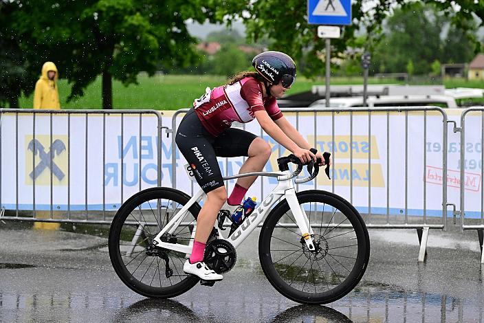 Manca Juvan (SLO) Zeitfahren Herzogenburg, 3. Etappe Sportland NOE Kids Tour