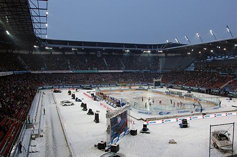 Freiluft Derby KAC - VSV Stadion Klagenfurt