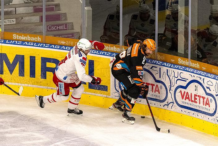 Kai Kantola (Steinbach Black Wings Linz) Steinbach Black Wings Linz vs EC KAC, bet-at-home ICE Hockey League