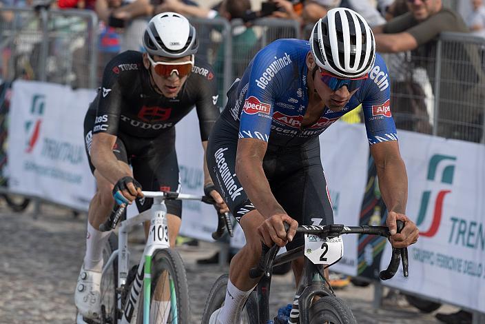 Sieger Robin Robin Froidevaux (SUI, Tudor Pro Cycling Team), Mathieu van der Poel (NED, Alpecin-Deceuninck), TeamSerenissima Gravel, Porto Barricata - Piazzola sul Brenta 190,9 km