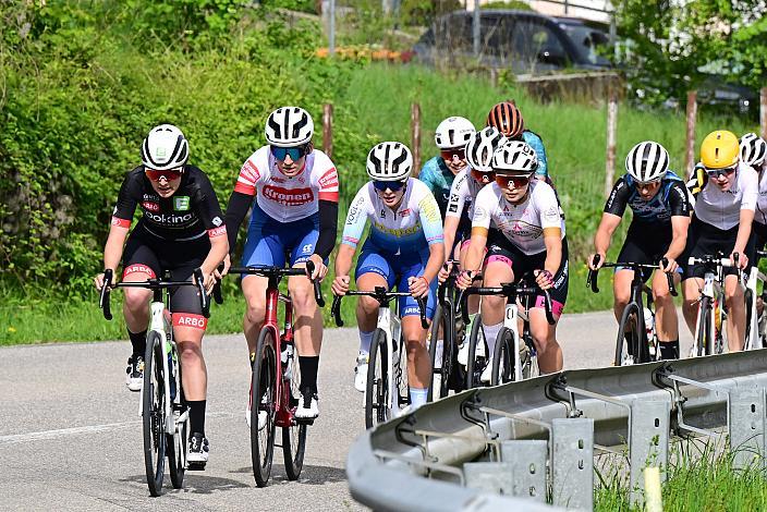 v.l. Eva Schien (GER, Team Cookina ARBÖ ASKÖ Graz RLM Stmk), Petra Zsanko (HUN, Arbö Rapso Knittelfeld), Jana Gigele (AUT, Arbö Rapso Knittelfeld), Elisa Winter (AUT, Union Raiffeisen Radteam Tirol), Road Cyling League Austria, Damen Elite, U23, Road Cycling League Austria, 62. Raika Kirschbluetenrennen, Wels, Oberösterreich