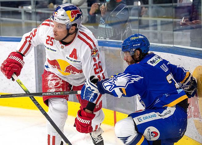 Derek Joslin (EC Red Bull Salzburg), Martin Ulmer (EC GRAND Immo VSV) Eishockey, ICE Hockey League, 1. Runde