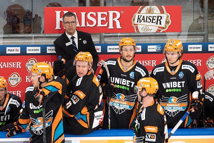 Head Coach Mark Szücs (Steinbach Black Wings Linz) Steinbach Black Wings Linz vs HC Pustertal Wölfe, bet-at-home ICE Hockey League