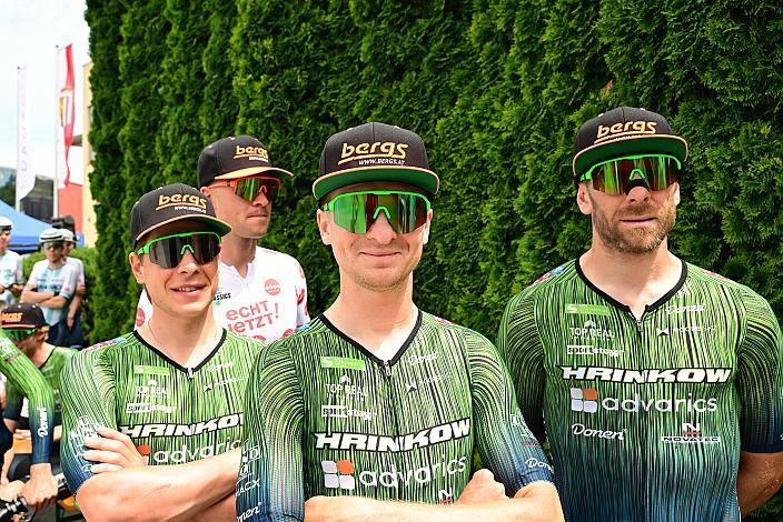 Josef Dirnbauer (AUT, Hrinkow Advarics), Jaka Primozic (SLO, Hrinkow Advarics), Filippo Fortin (ITA, Hrinkow Advarics)3. Etappe Asten - Bad Schallerbach, Oberösterreich Rundfahrt