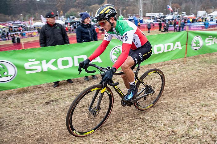 Nr.22 Gioele Bertolini (ITA, Selle Italia-Guerciotti-Elite) UCI Cyclocross World Cup, Tabor CZ 