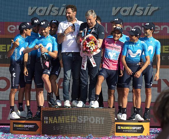 Movistar Team, ESP, Beste Mannschaft Giro,   Verona Giro, Giro d Italia, Radsport, 102. Giro d Italia - 21. Etappe Zeitfahren