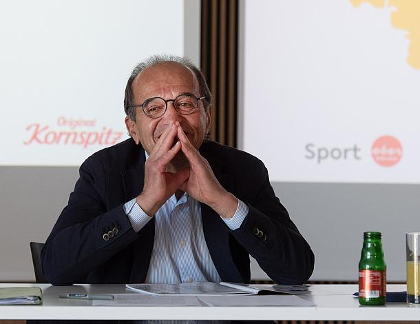 Paul Resch (Präsident LRV Oberösterreich) Pressekonferenz Int. Raiffeisen Oberösterreich Rundfahrt (UCI Kat. 2.2)